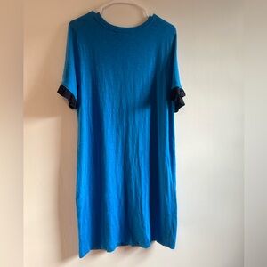 Boden shift dress blue short sleeves size 12